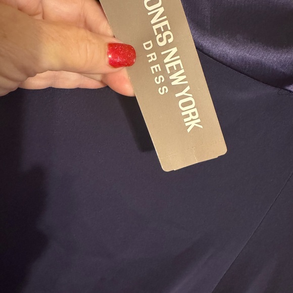 NWT  GORGEOUS Jones New York Deep Purple/Plum DRESSY DRESS  SIZE: 8    #CL - Picture 10 of 10